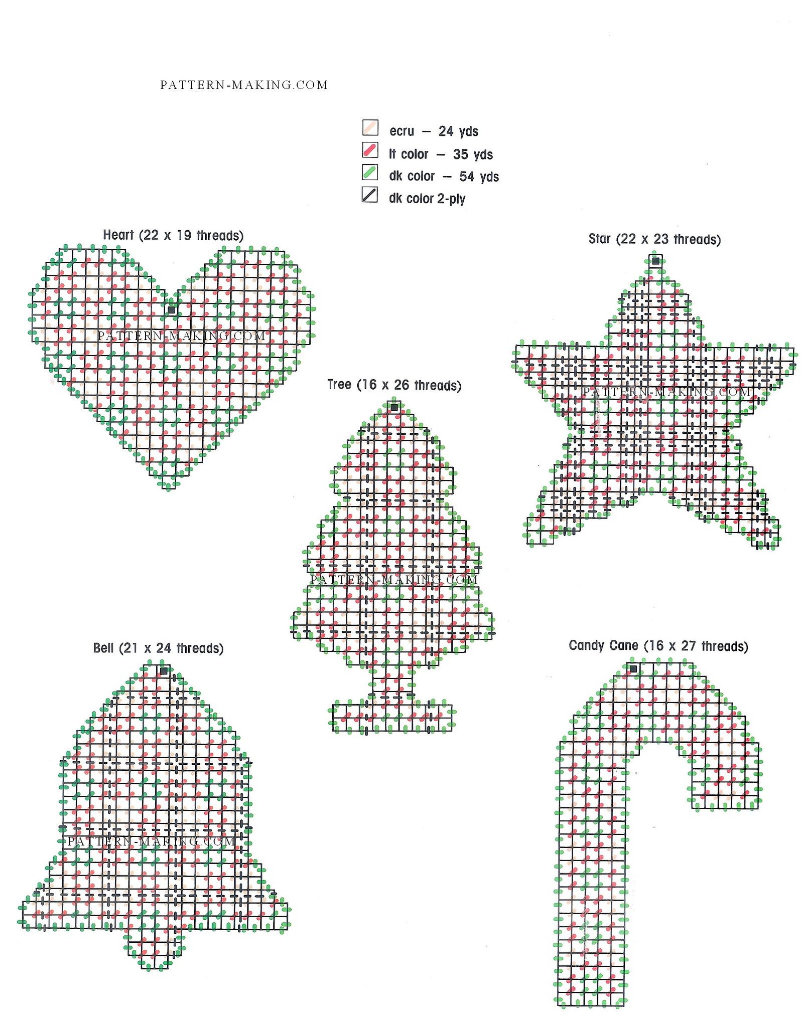christmas plaids – pattern-making